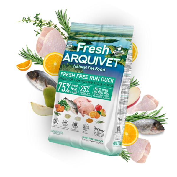 Arquivet Fresh külmpressitud koeratoit pardi ja kalaga - Image 2